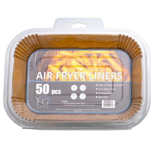 FG Rectangle Air Fryer Liners, 50 Ct