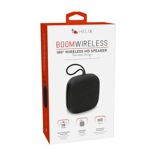Helix BoomWireless 180 Bluetooth HD Speaker - Black