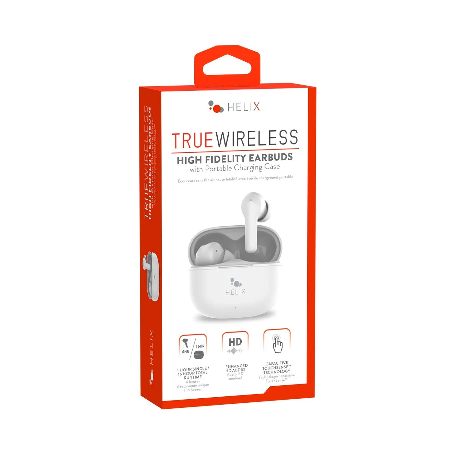 Helix True Wireless High Fidelity Earbuds - White