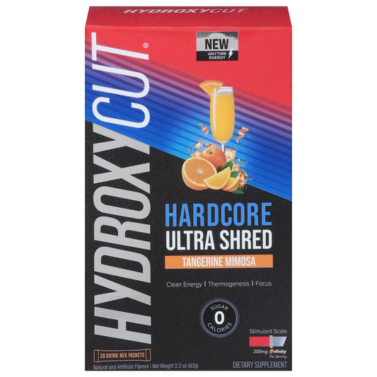 Hydroxycut Hardcore Ultra Shield Drink Mix Packets - Tangerine Mimosa