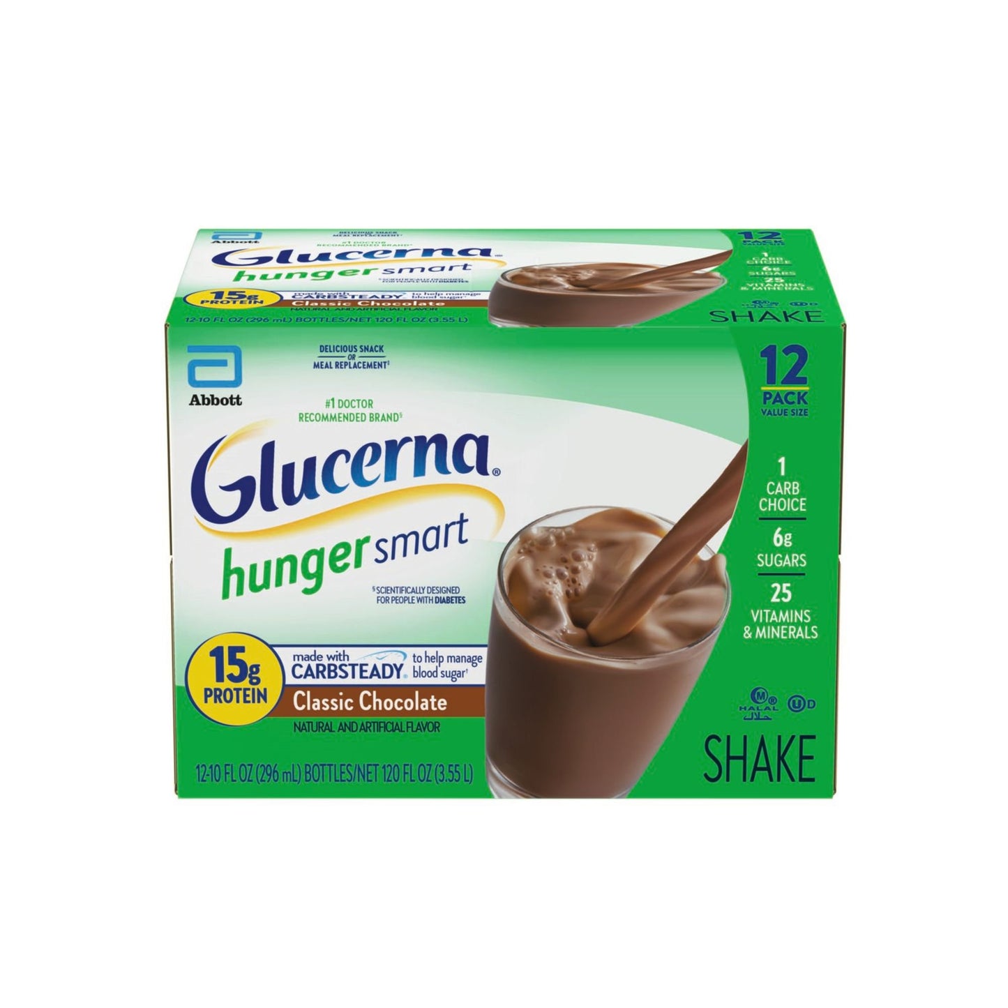 Glucerna Hunger Smart Shake 12 pk - Rich Chocolate