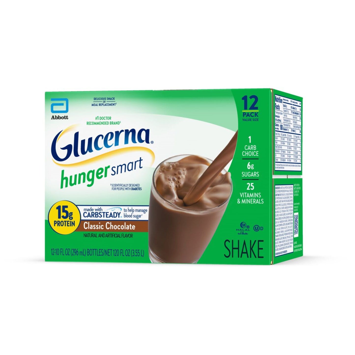 Glucerna Hunger Smart Shake 12 pk - Rich Chocolate