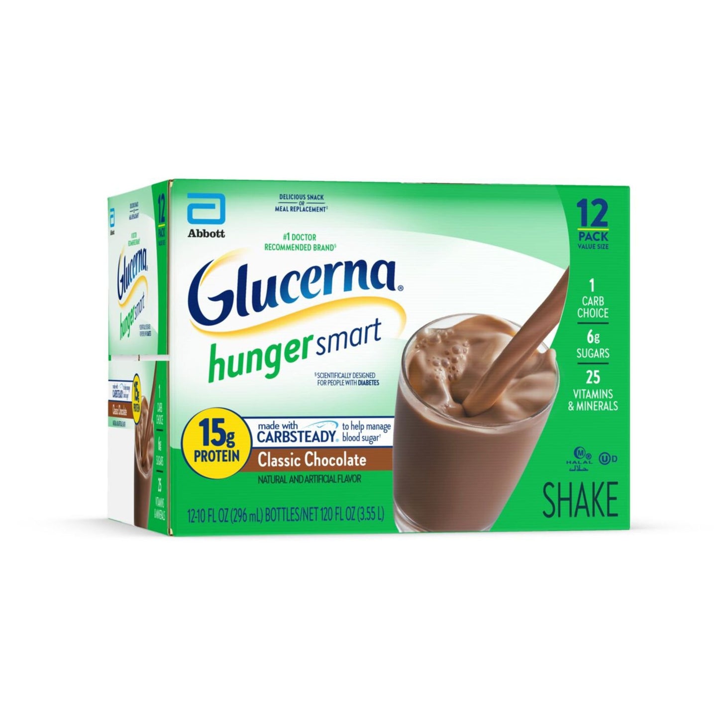 Glucerna Hunger Smart Shake 12 pk - Rich Chocolate