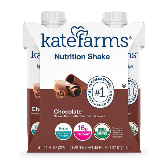 Kate Farms Nutrition Shakes 4 pk - Chocolate