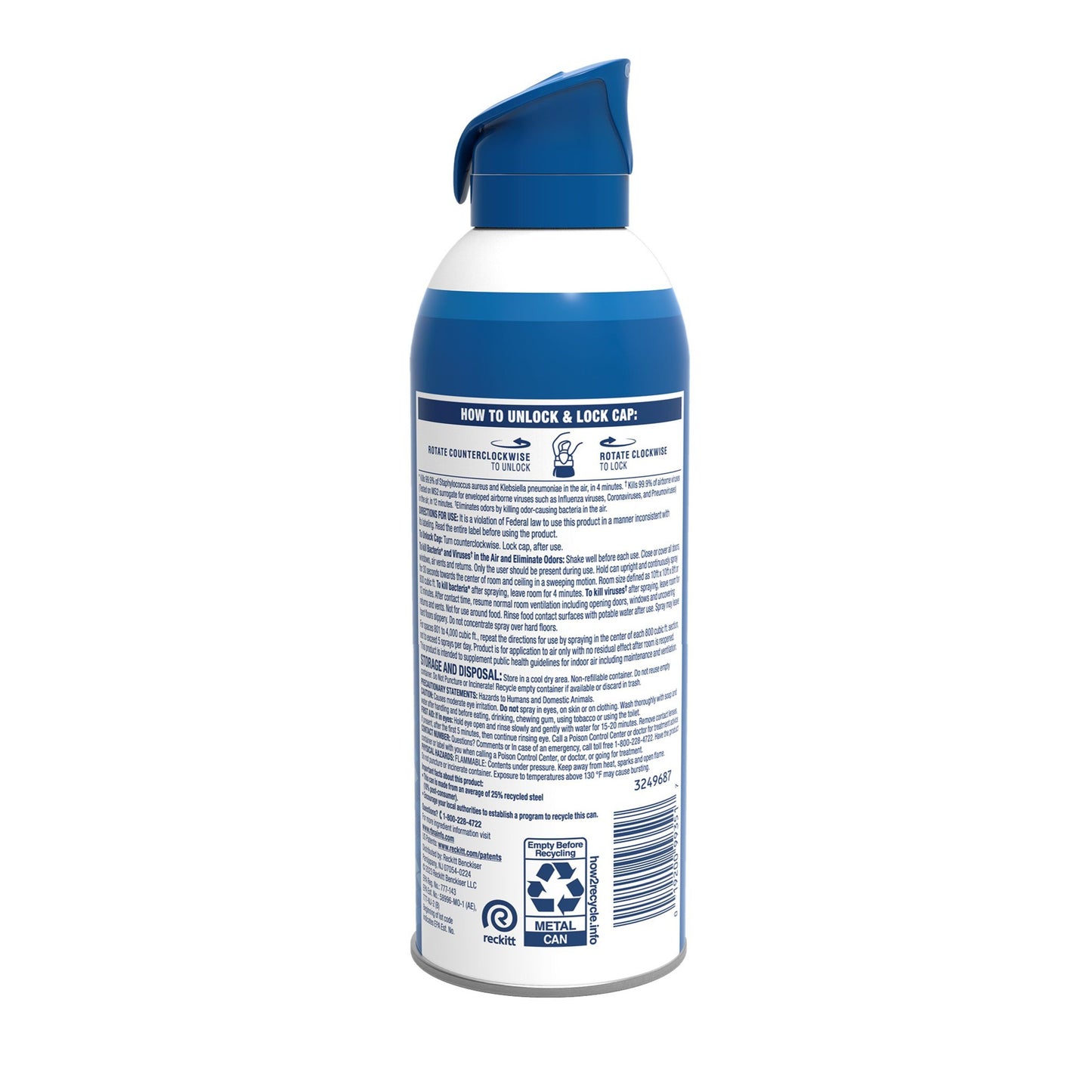 Lysol Air Sanitizer - White Linen