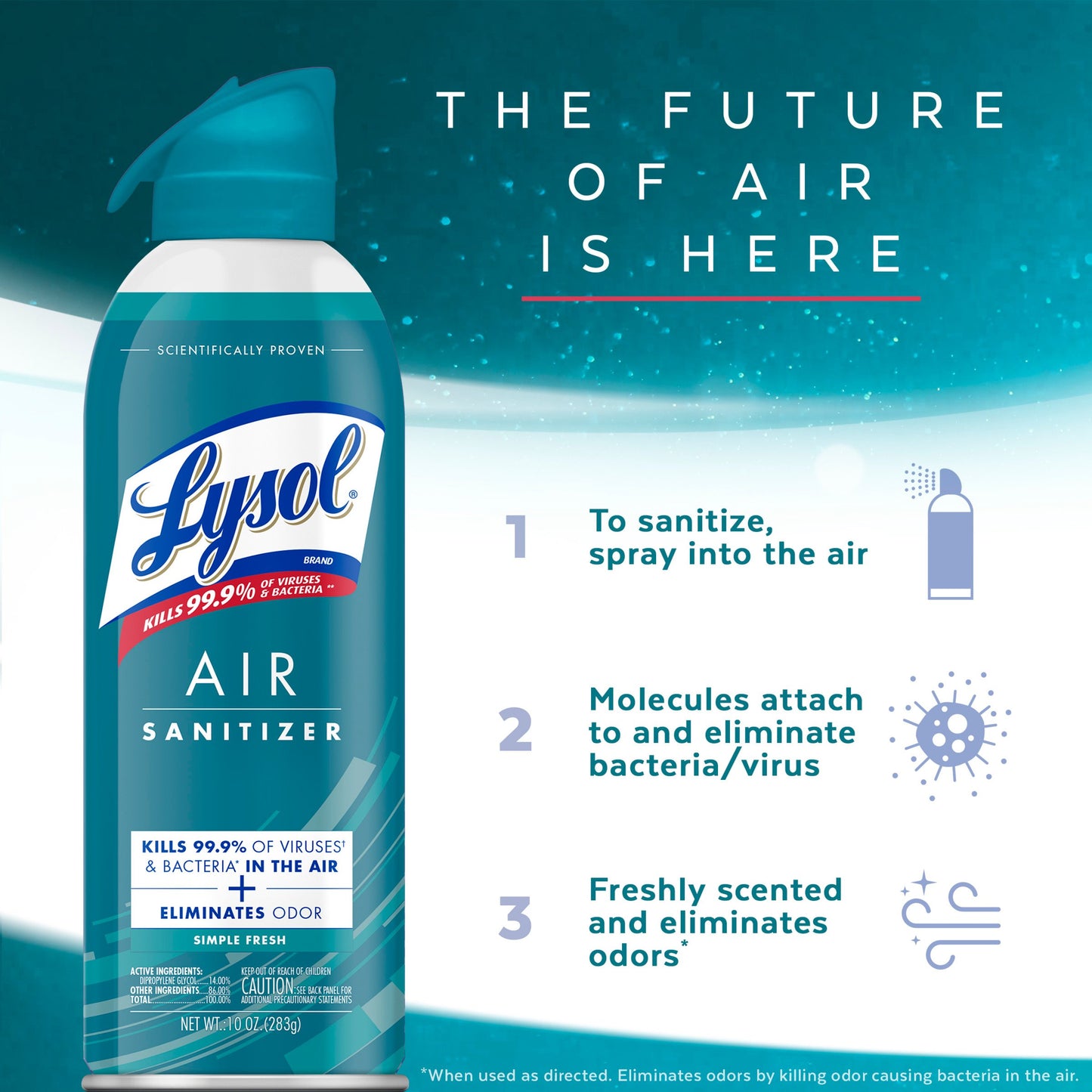 Lysol Air Sanitizer - Simple Fresh