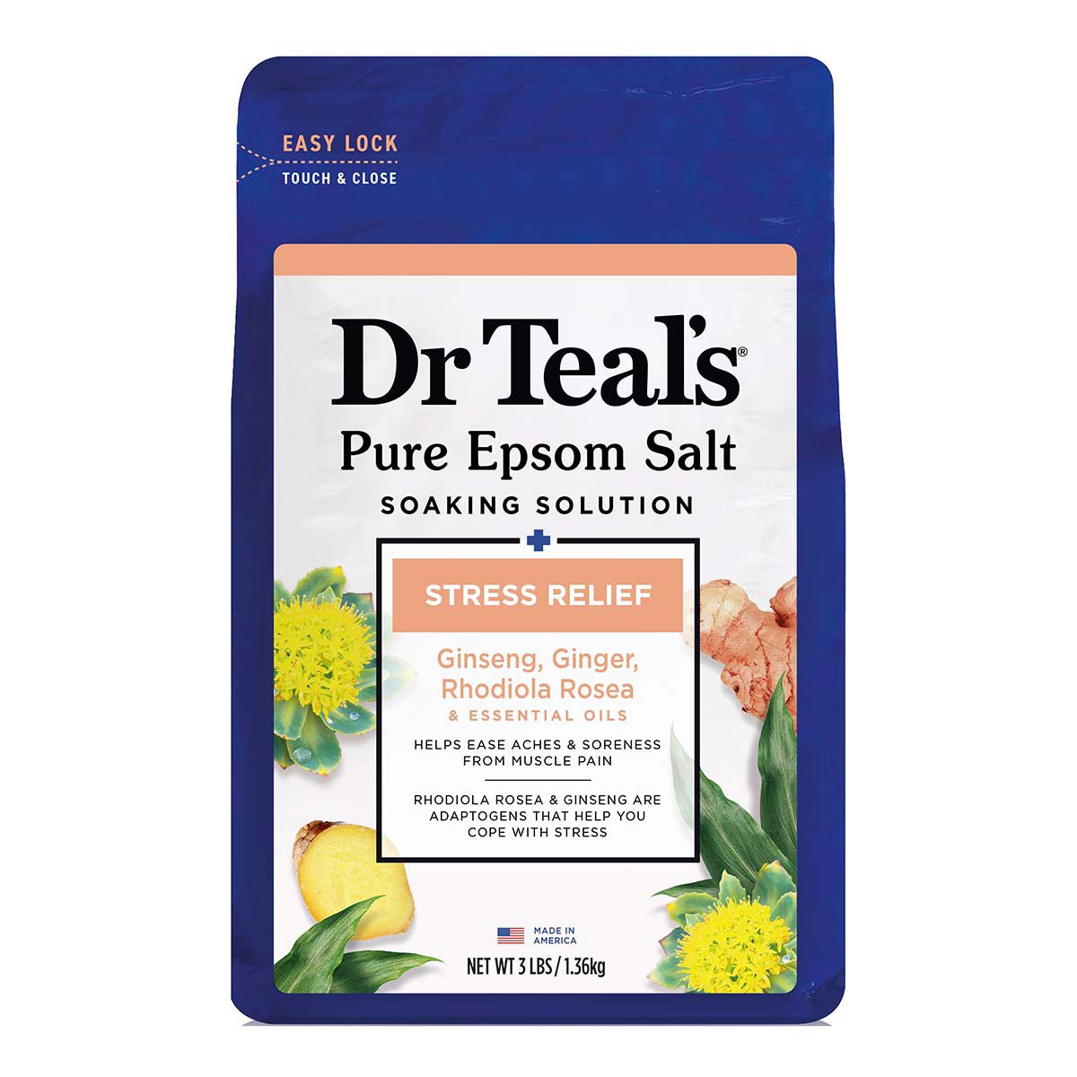 Dr Teal's Pure Epsom Salt - Stress Relief