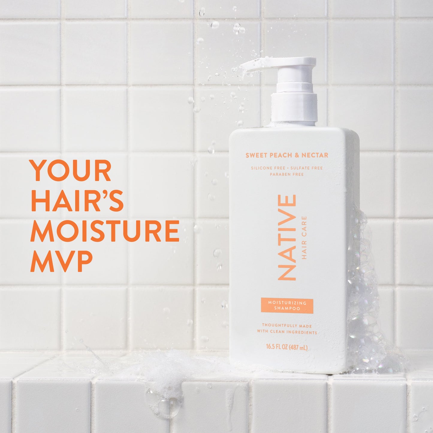 Native Moisturizing Shampoo - Sweet Peach & Nectar