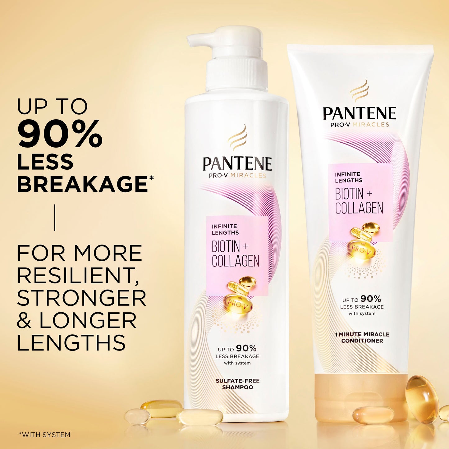 Pantene Infinite Lengths Biotin + Collagen -  Conditioner