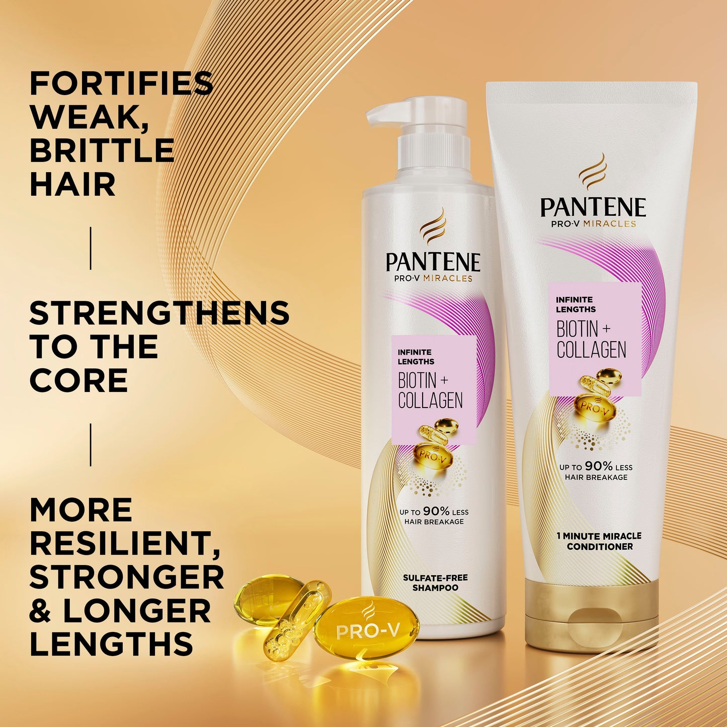 Pantene Infinite Lengths Biotin + Collagen -  Conditioner