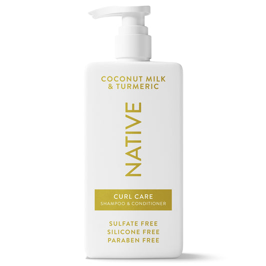 Native Curl Care 2in1 Shampoo & Conditioner - Coconut Milk & Turmeric