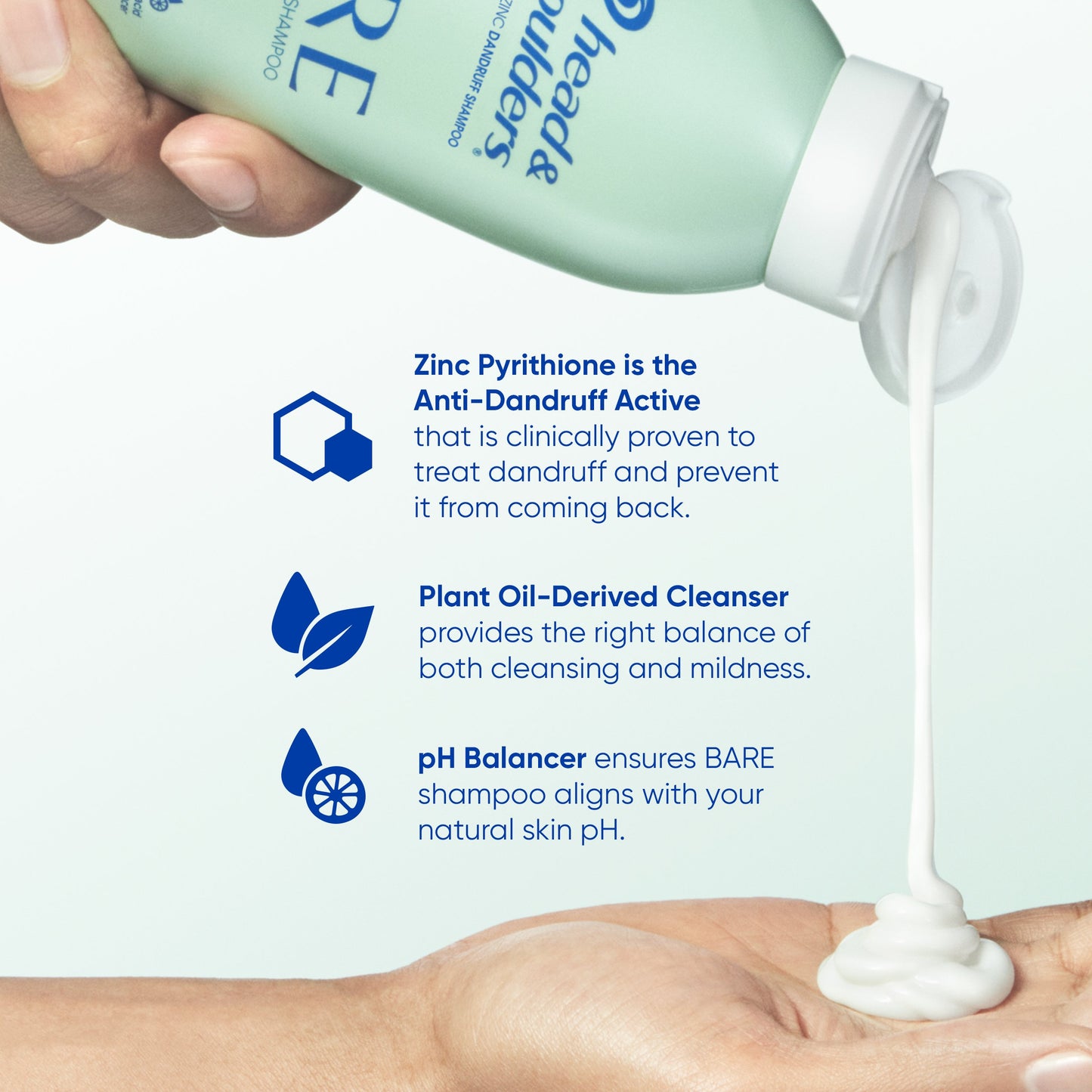 Head & Shoulders Bare Pure Clean Shampoo