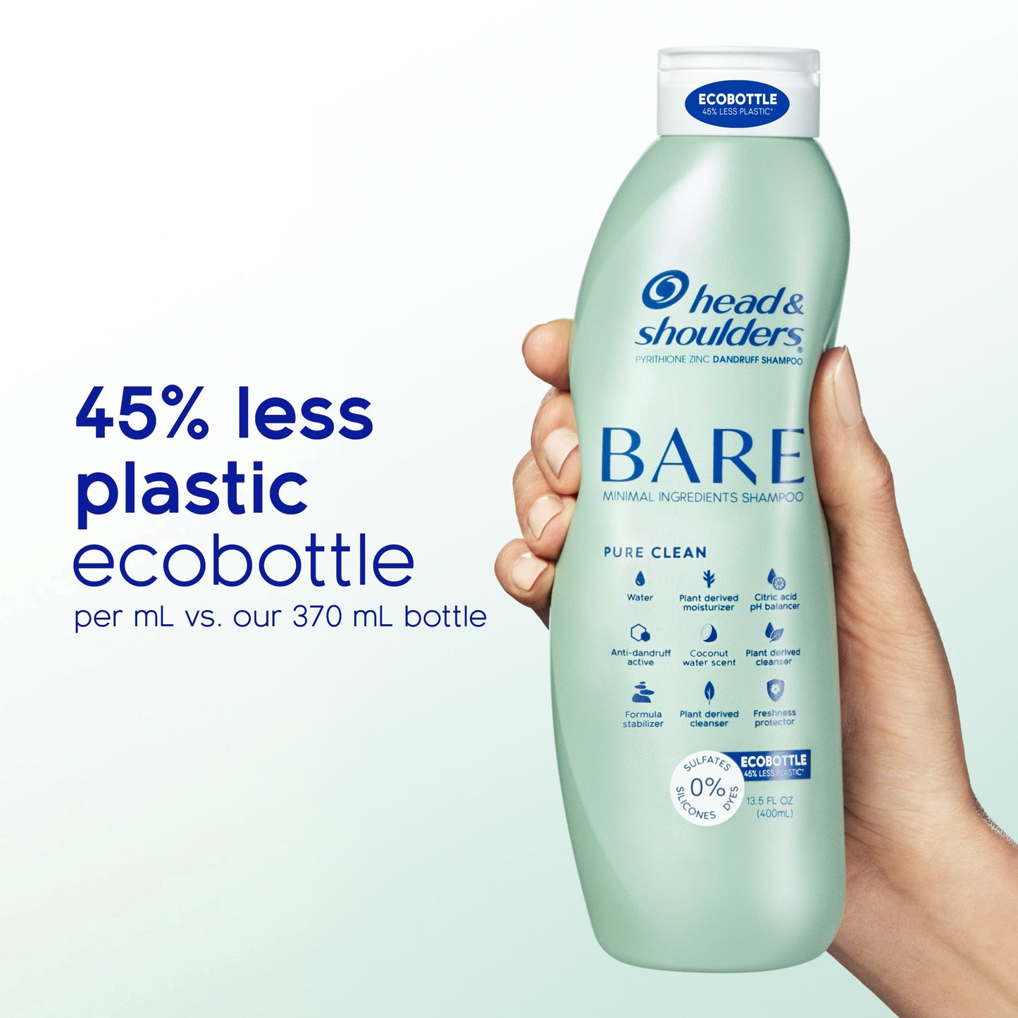 Head & Shoulders Bare Pure Clean Shampoo