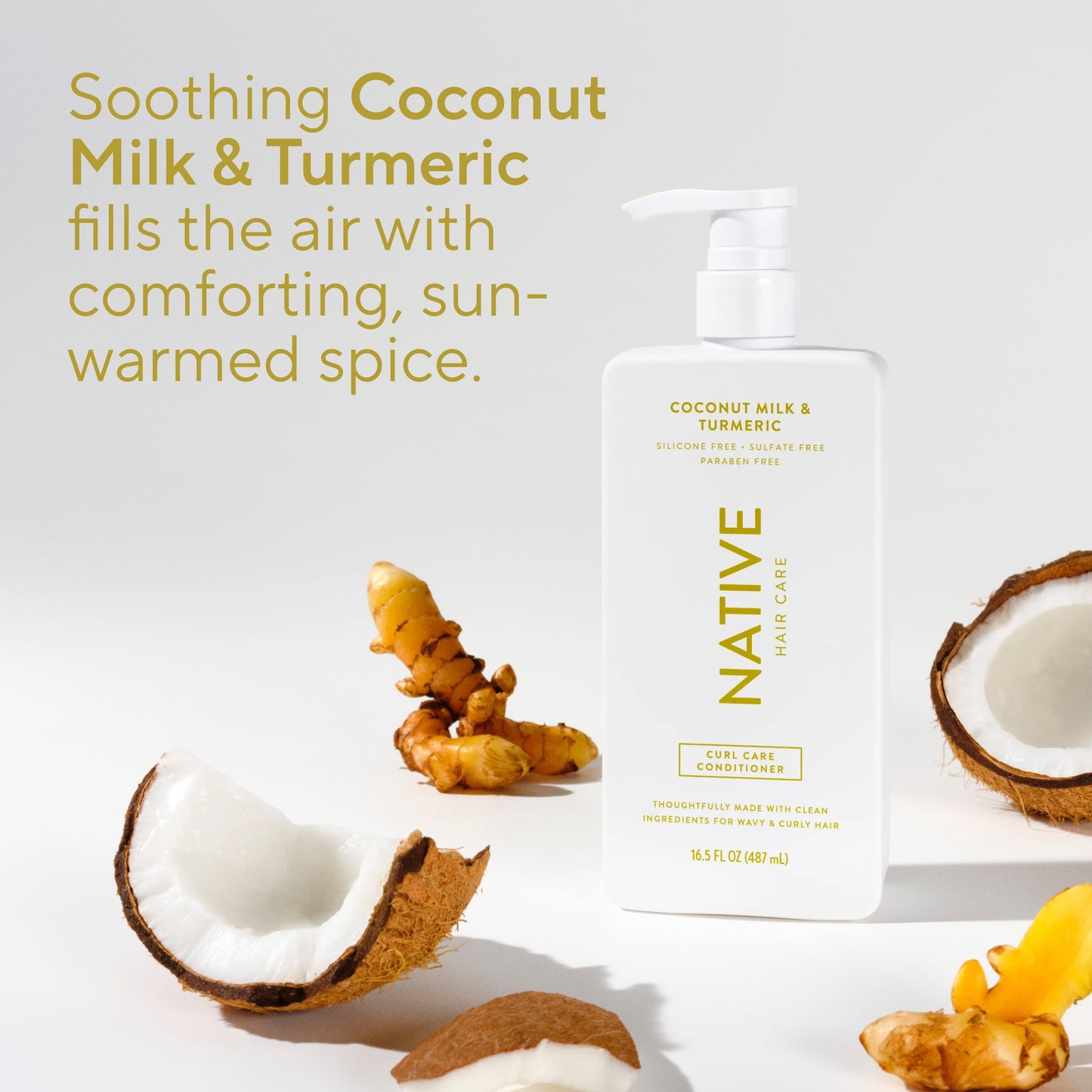 Native Curl Care Conditioner - Coconut Milk & Turmeric