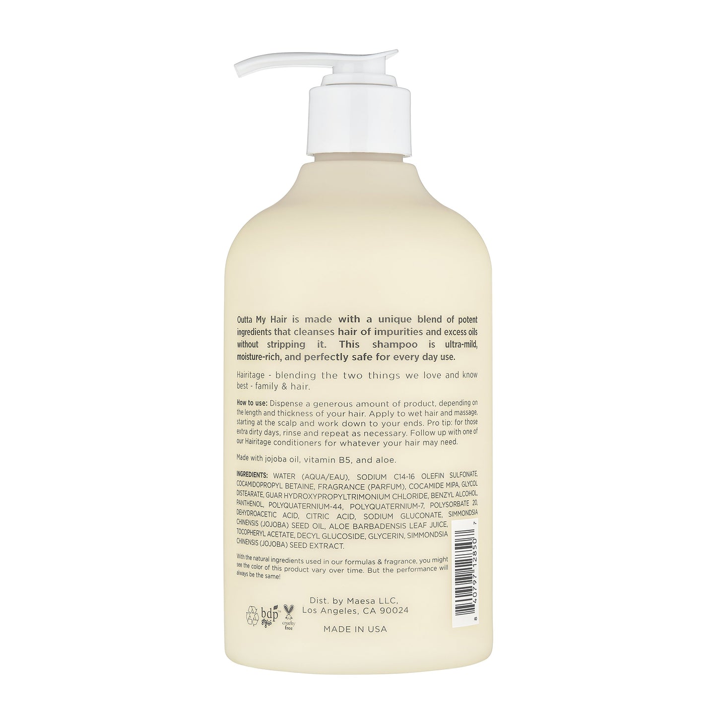 Hairitage Outta My Hair Gentle Daily Shampoo