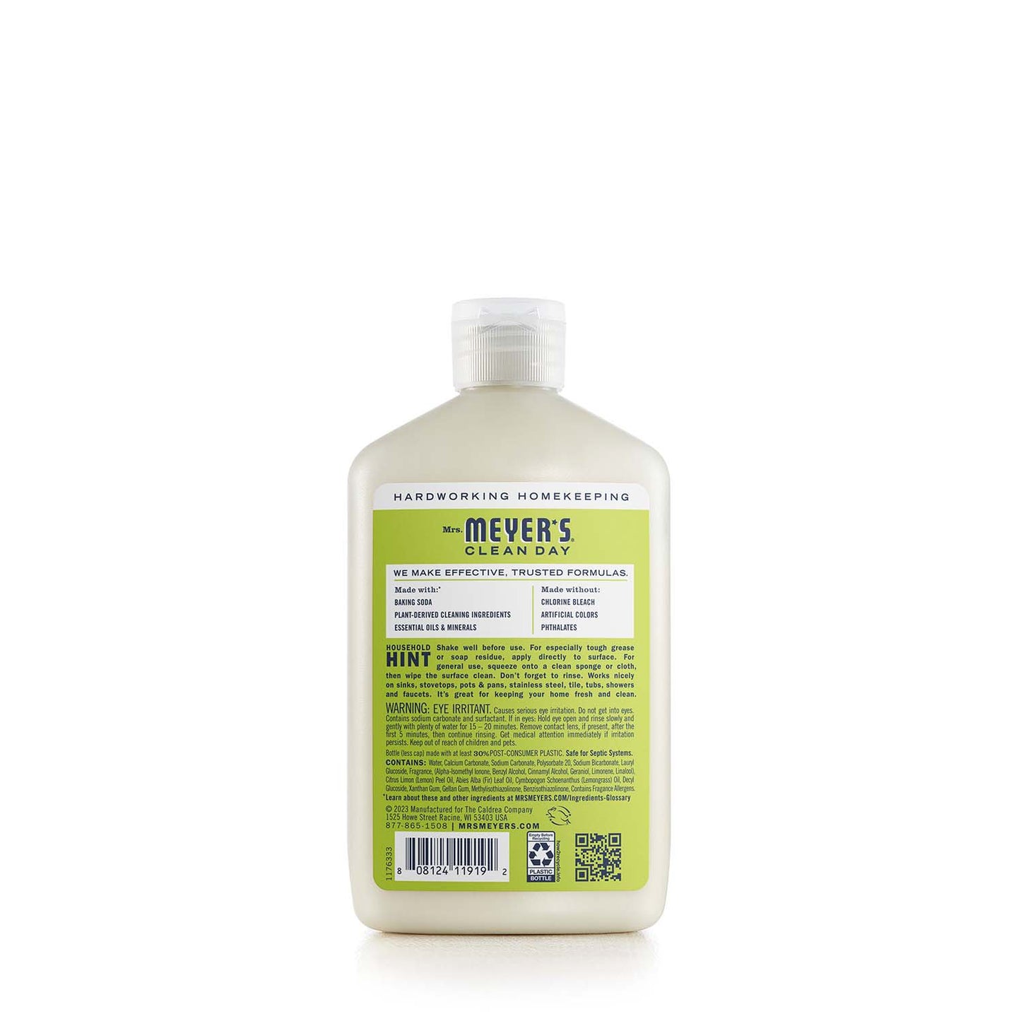 Mrs. Meyer's Clean Day Lemon Verbena Baking Soda Cream Cleaner