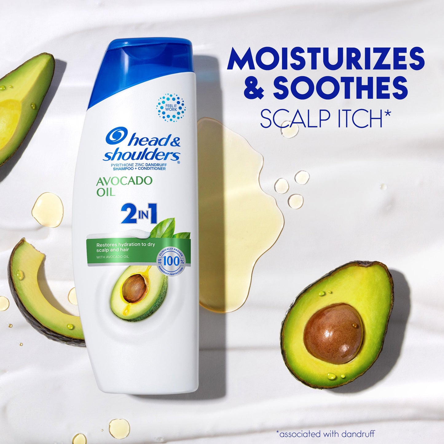 Head & Shoulders Avocado Oil 2 in 1 Shampoo + Conditioner