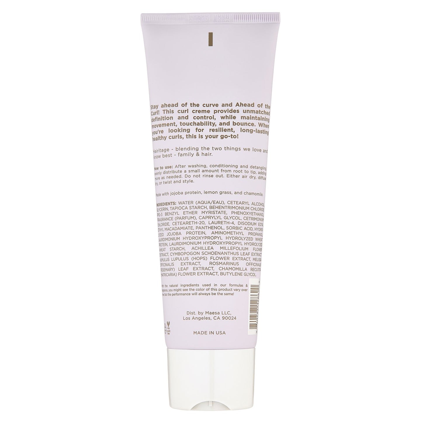 Hairitage Ahead of the Curl! Curl Crème