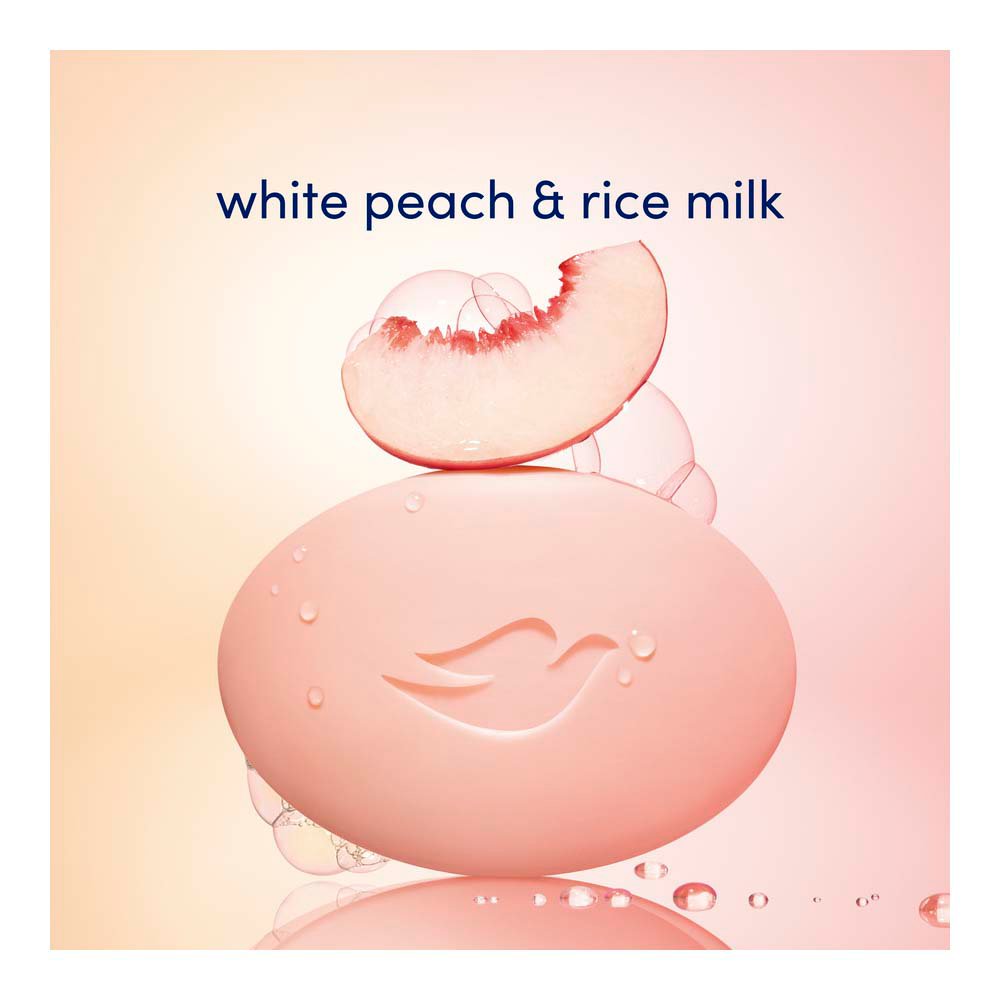 Dove Rebalancing Soap Bar - White Peach & Rice Milk