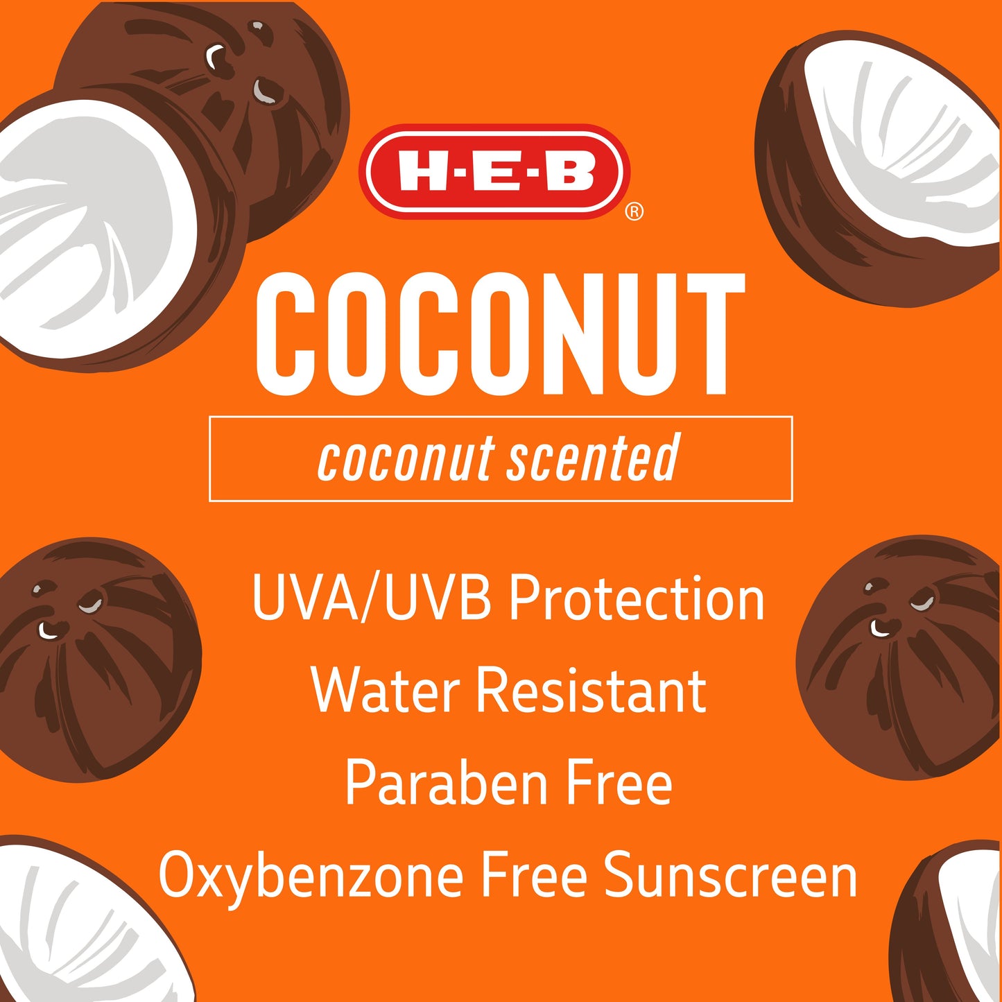 H-E-B Travel Size Oxybenzone Free Coconut Sunscreen Spray – SPF 50
