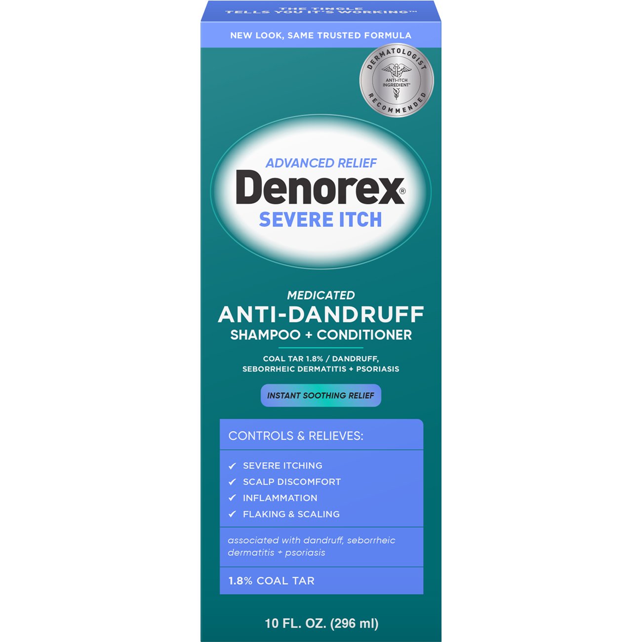 Denorex Advanced Relief, Severe Itch Medicated Anti-Dandruff Shampoo + Conditioner