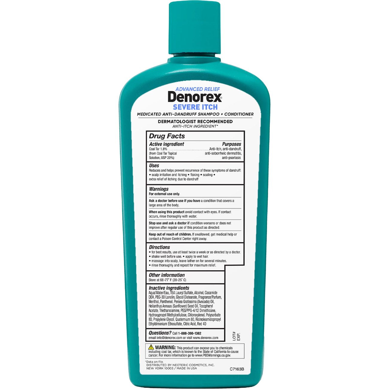 Denorex Advanced Relief, Severe Itch Medicated Anti-Dandruff Shampoo + Conditioner