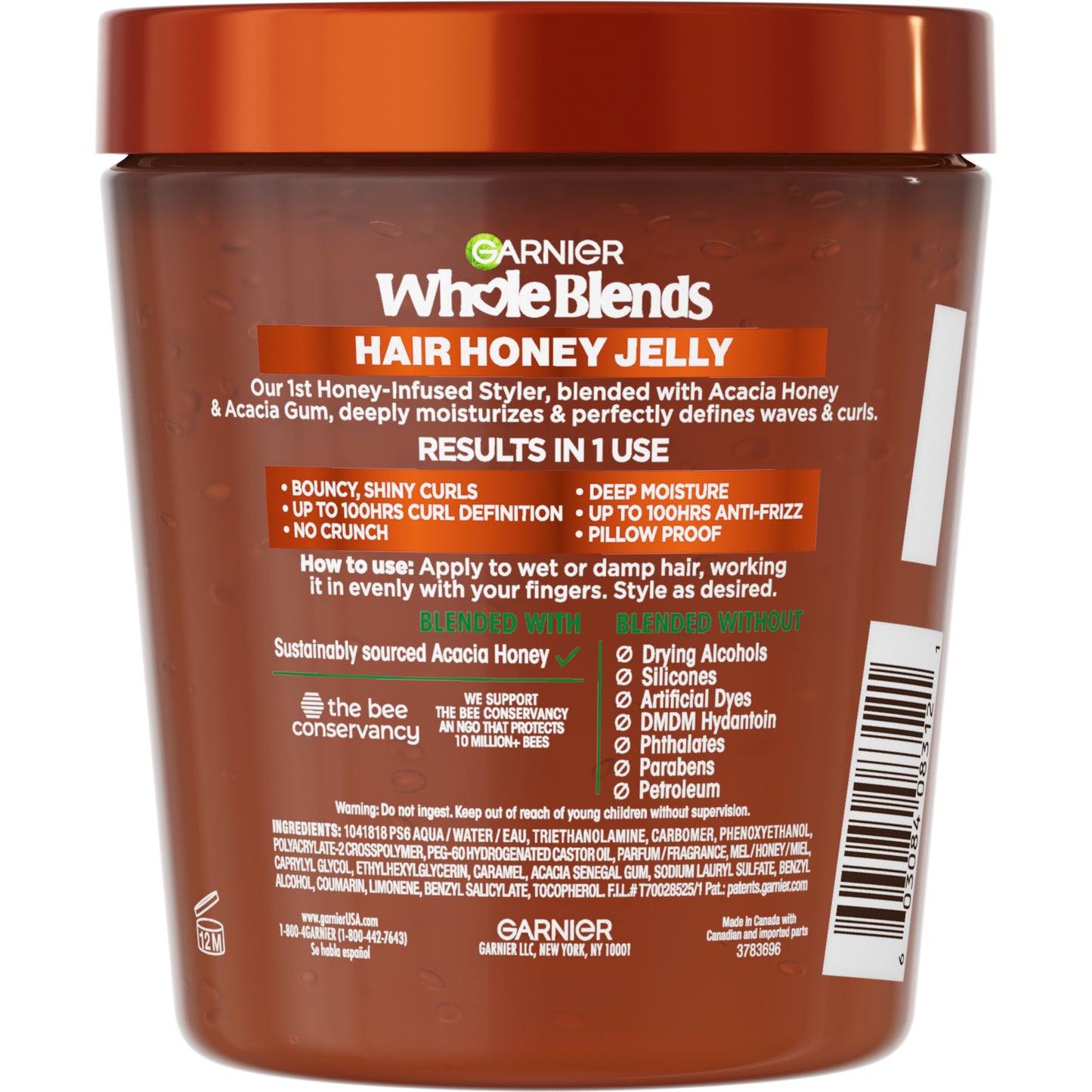 Garnier Whole Blends Hair Honey Jelly