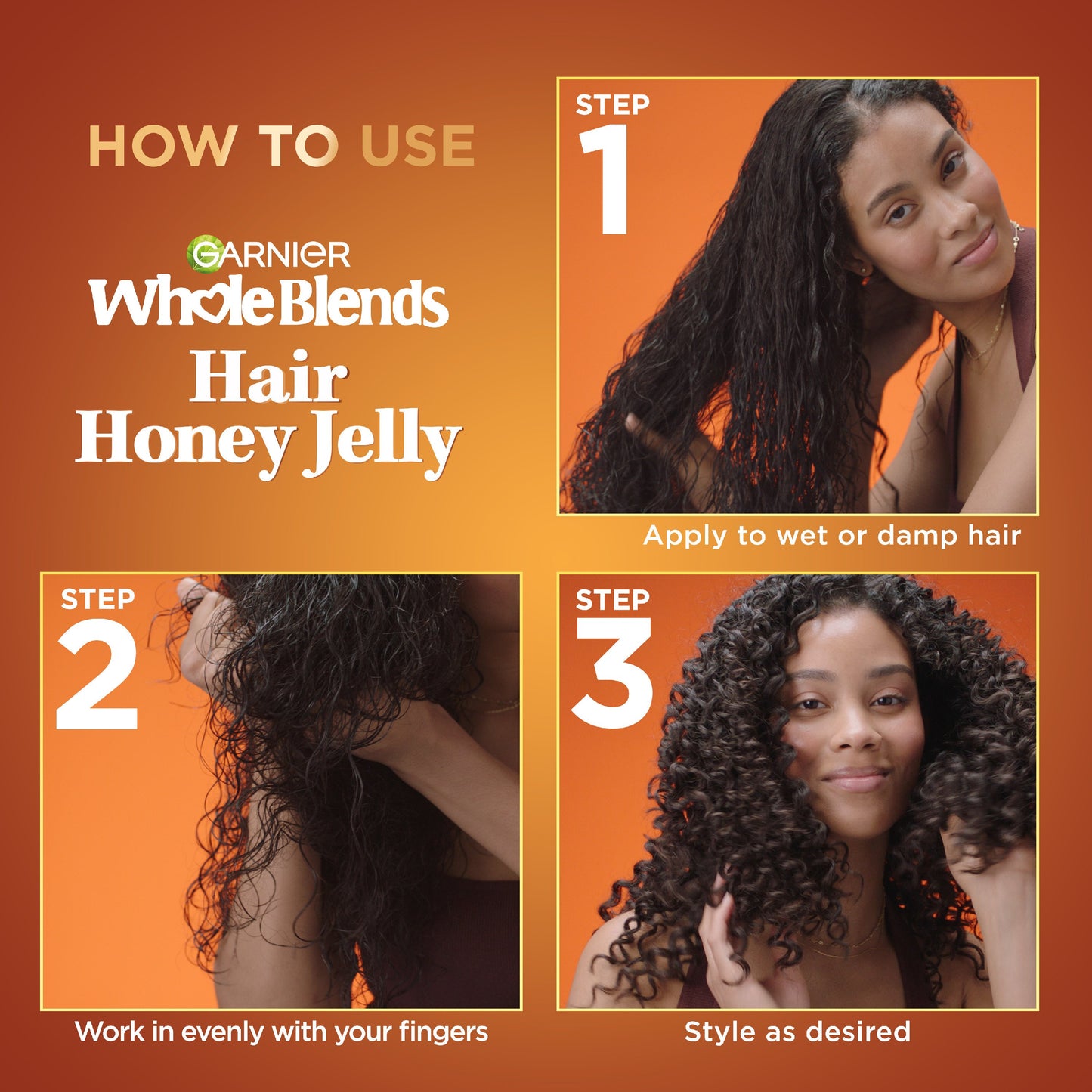 Garnier Whole Blends Hair Honey Jelly