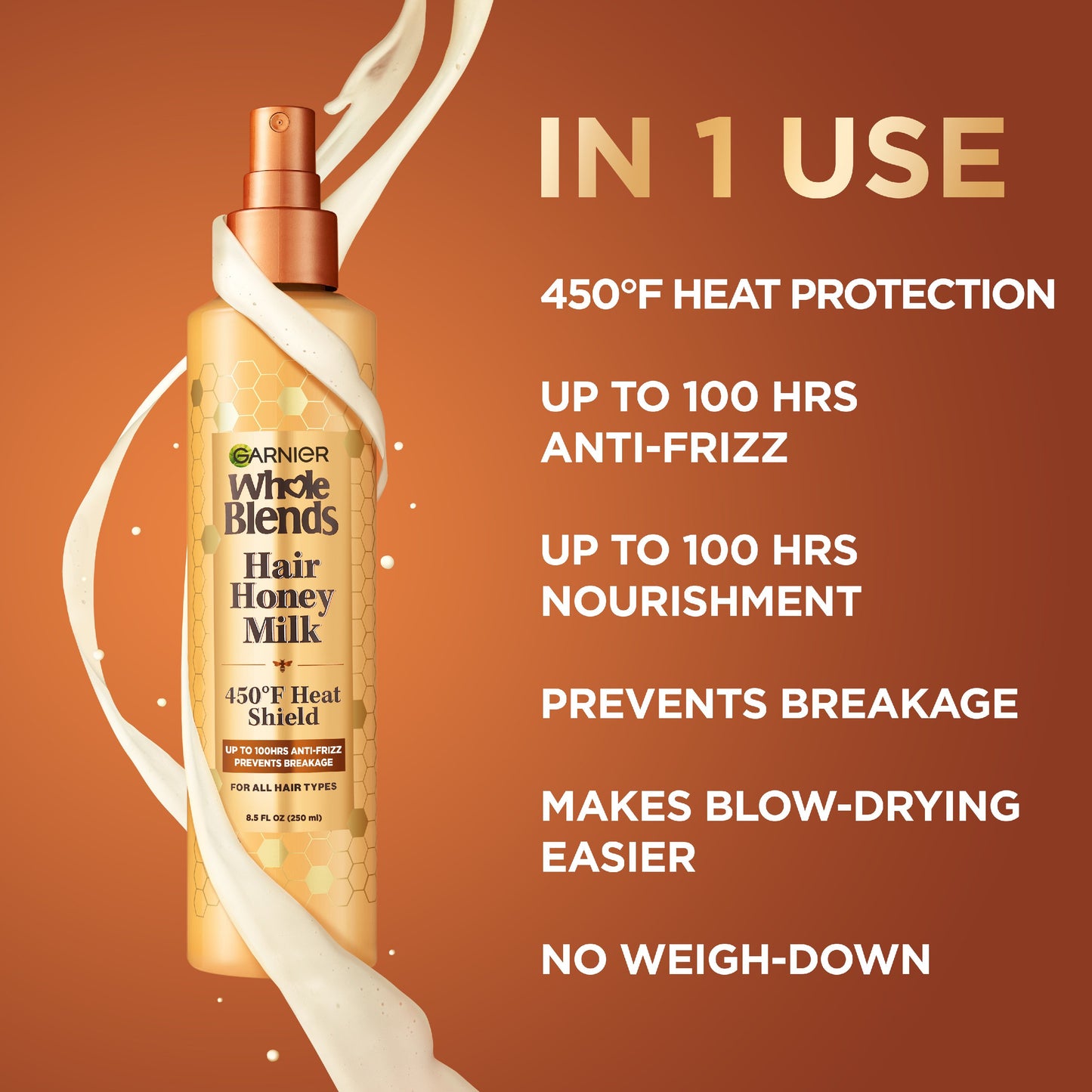 Garnier Whole Blends Hair Honey Milk