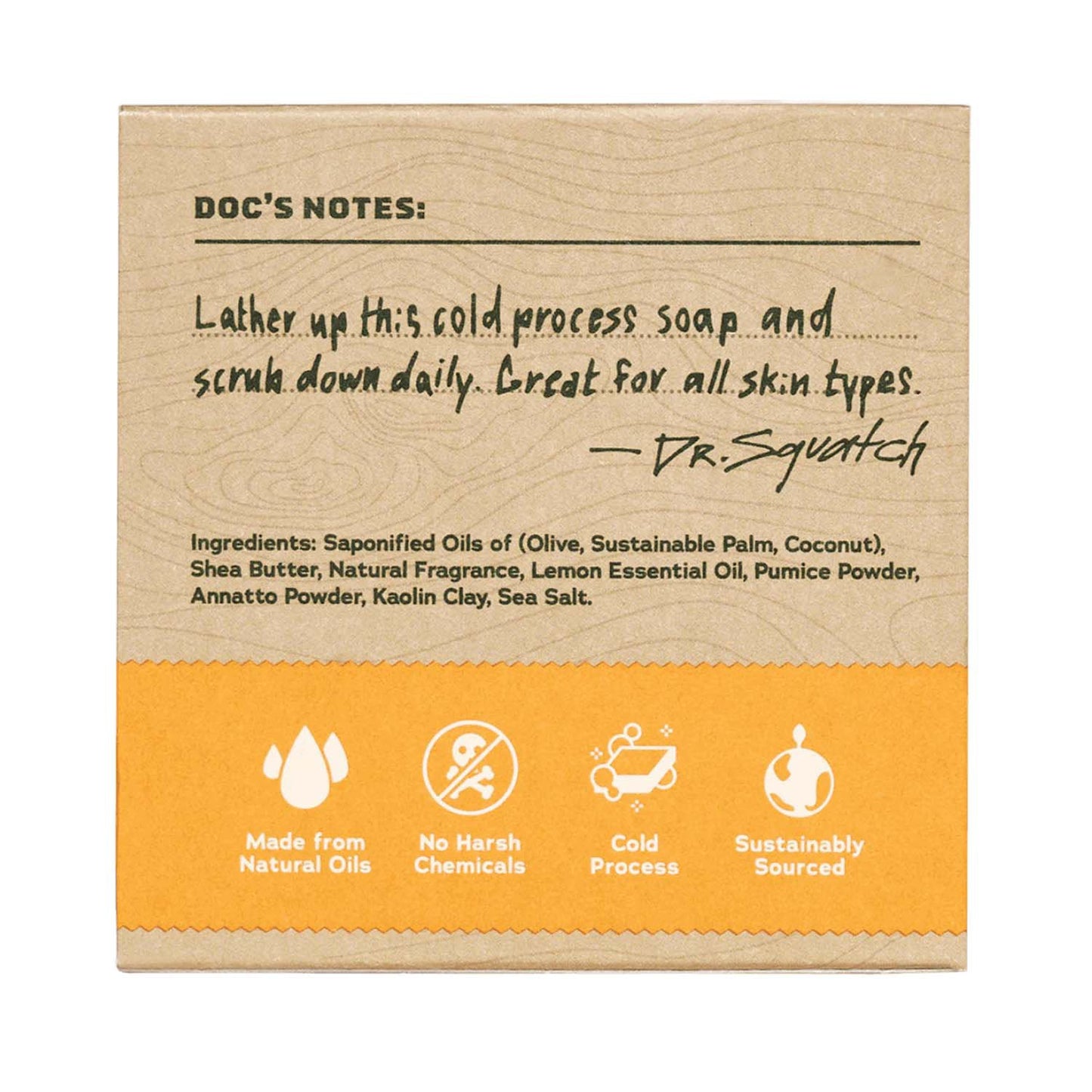Dr. Squatch Men's Natural Soap - Summer Citrus