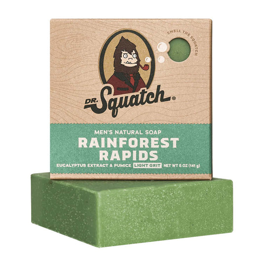 Dr. Squatch Men's Natural Bar Soap - Rainforest Rapids