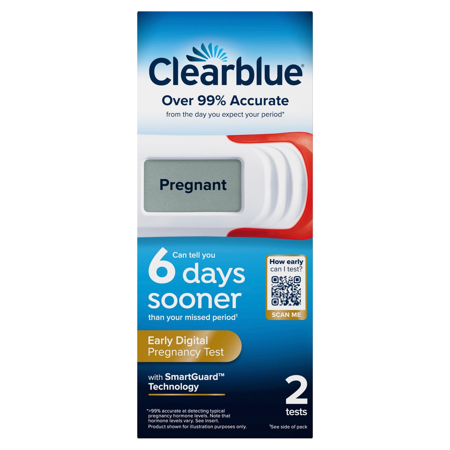 Clearblue Early Digital Pregnancy Test