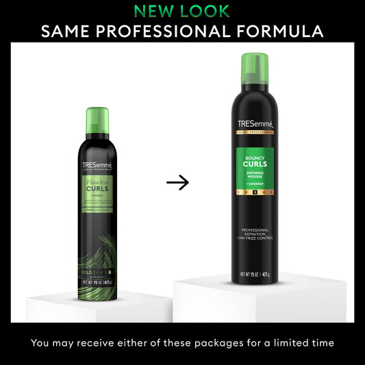 TRESemmé Bouncy Curls Peptide Blend Defining Styling Mousse