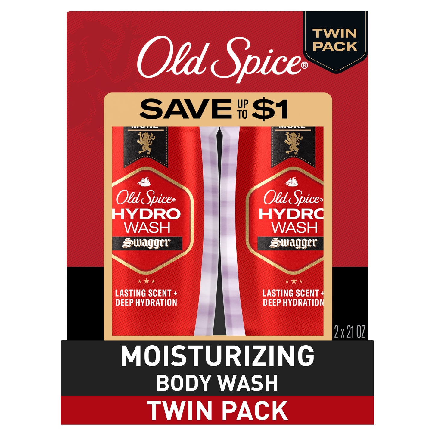 Old Spice Swagger Hydro Wash Twin Pack
