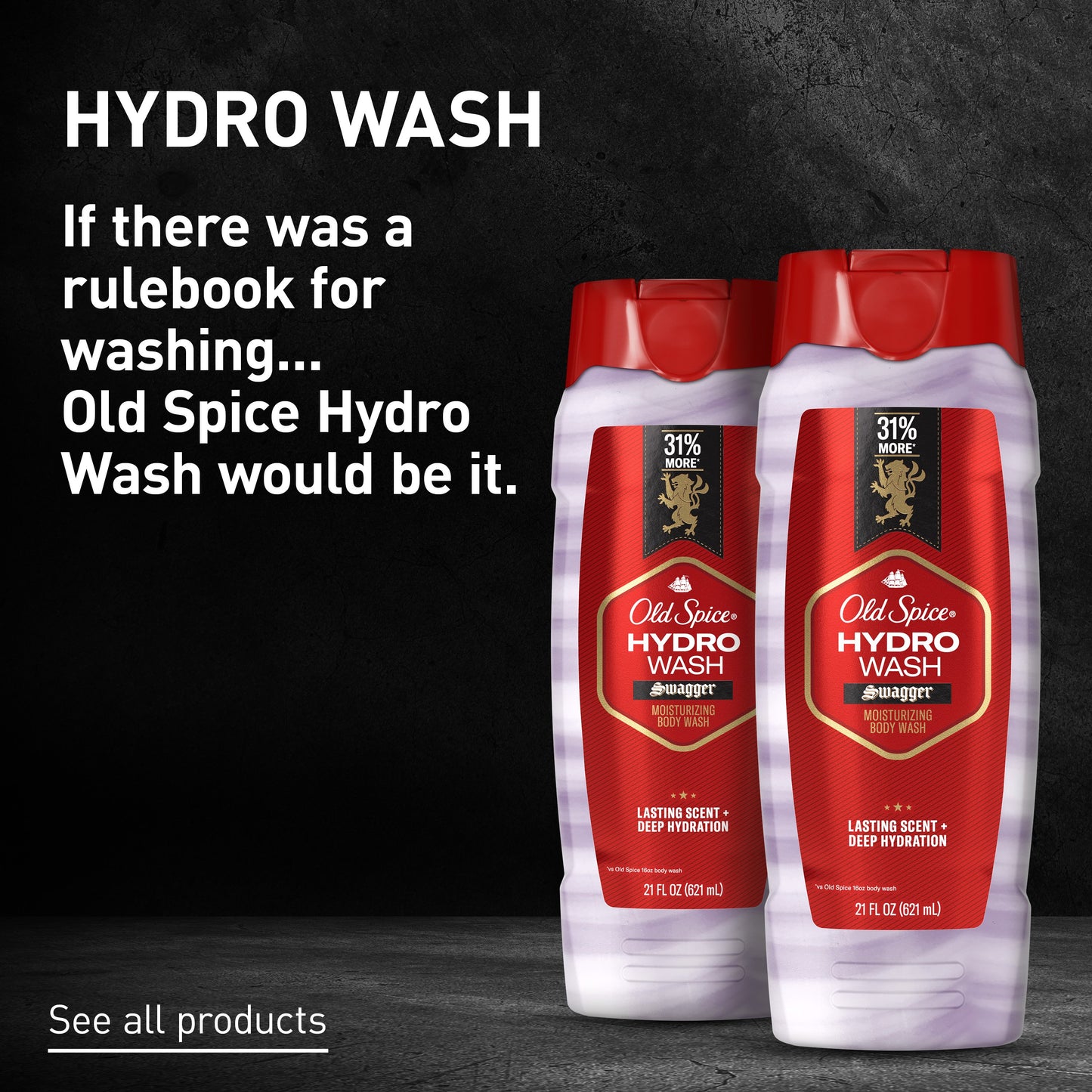 Old Spice Swagger Hydro Wash Twin Pack