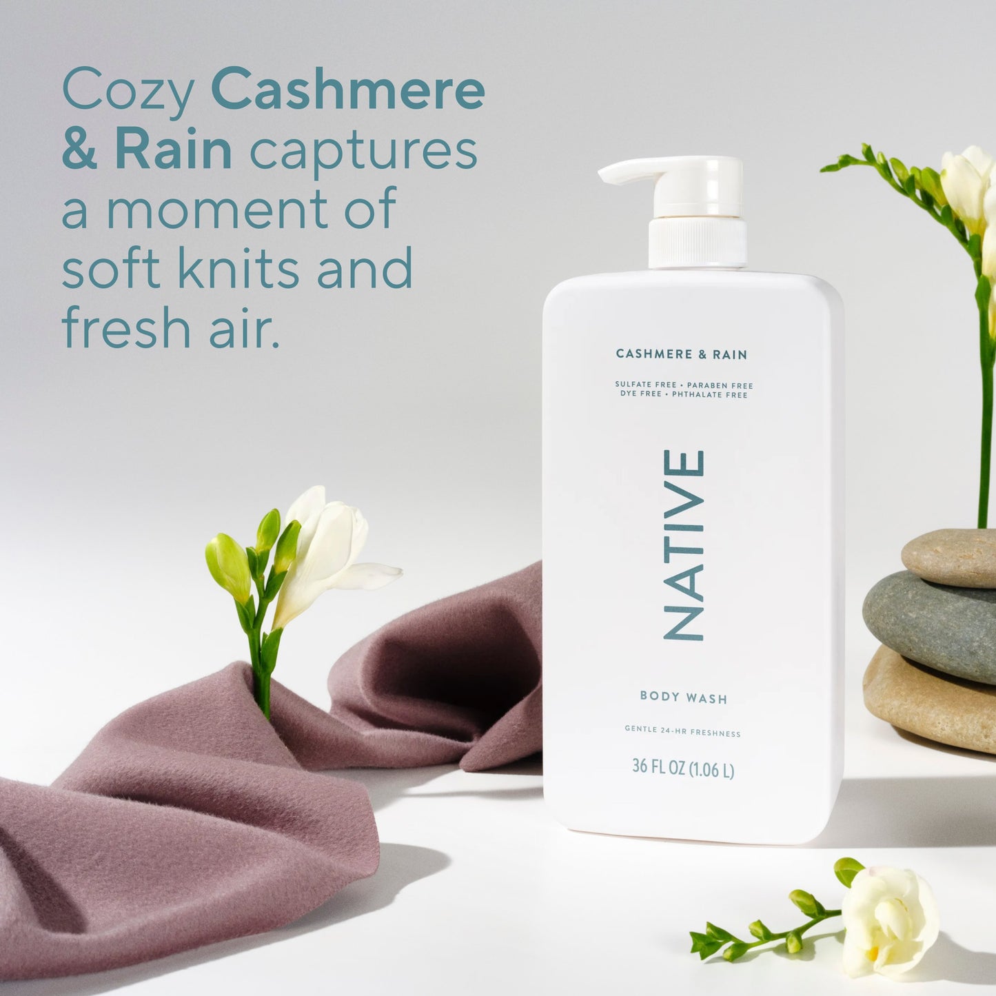 Native Body Wash - Cashmere & Rain