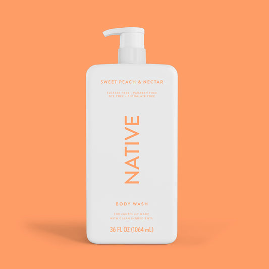 Native Body Wash - Sweet Peach & Nectar