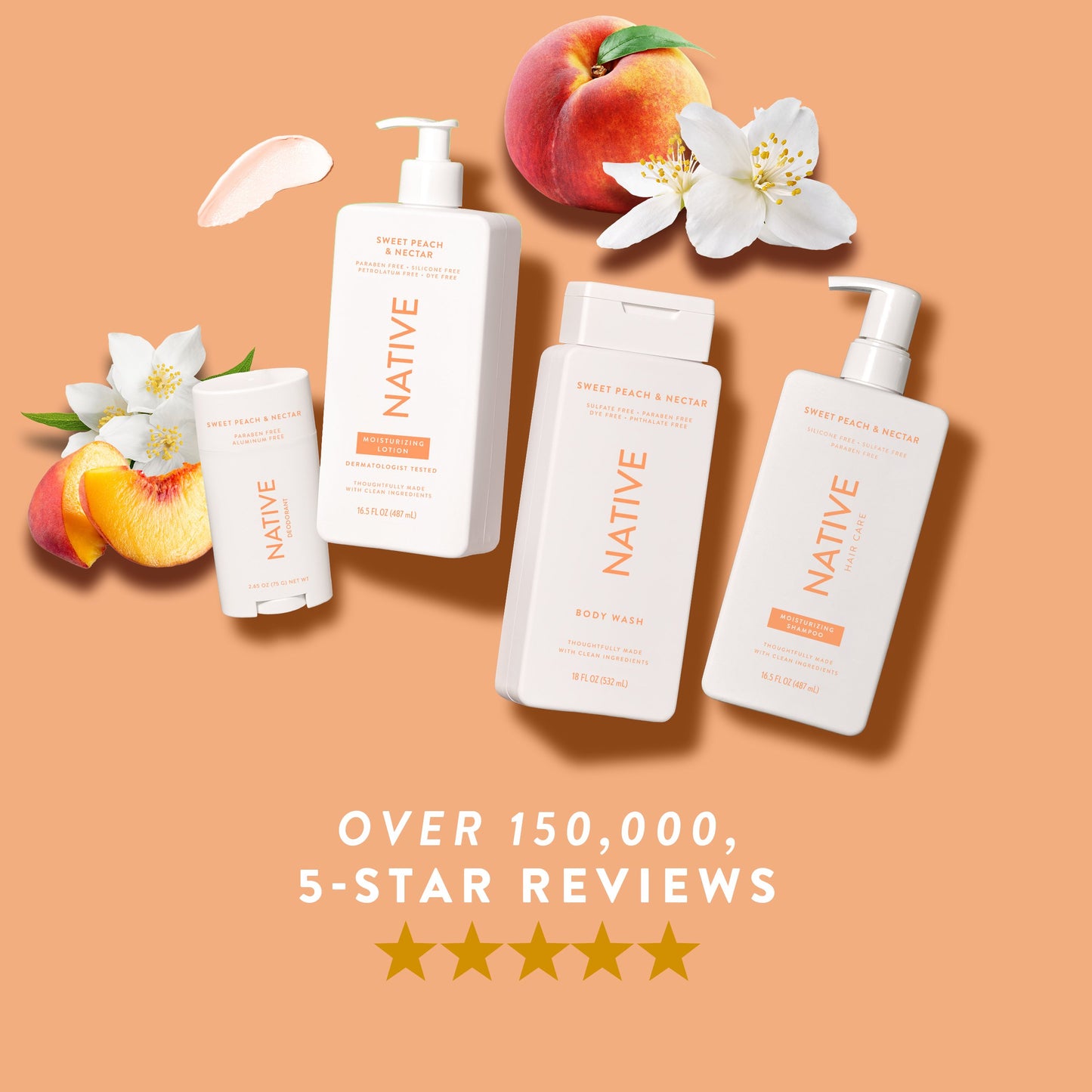 Native Body Wash - Sweet Peach & Nectar