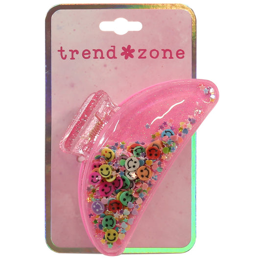 Trend Zone Shaker Glitter Claw Hair Clip