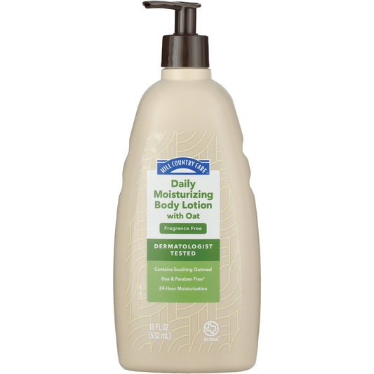 Hill Country Fare Daily Moisturizing Lotion - Fragrance Free
