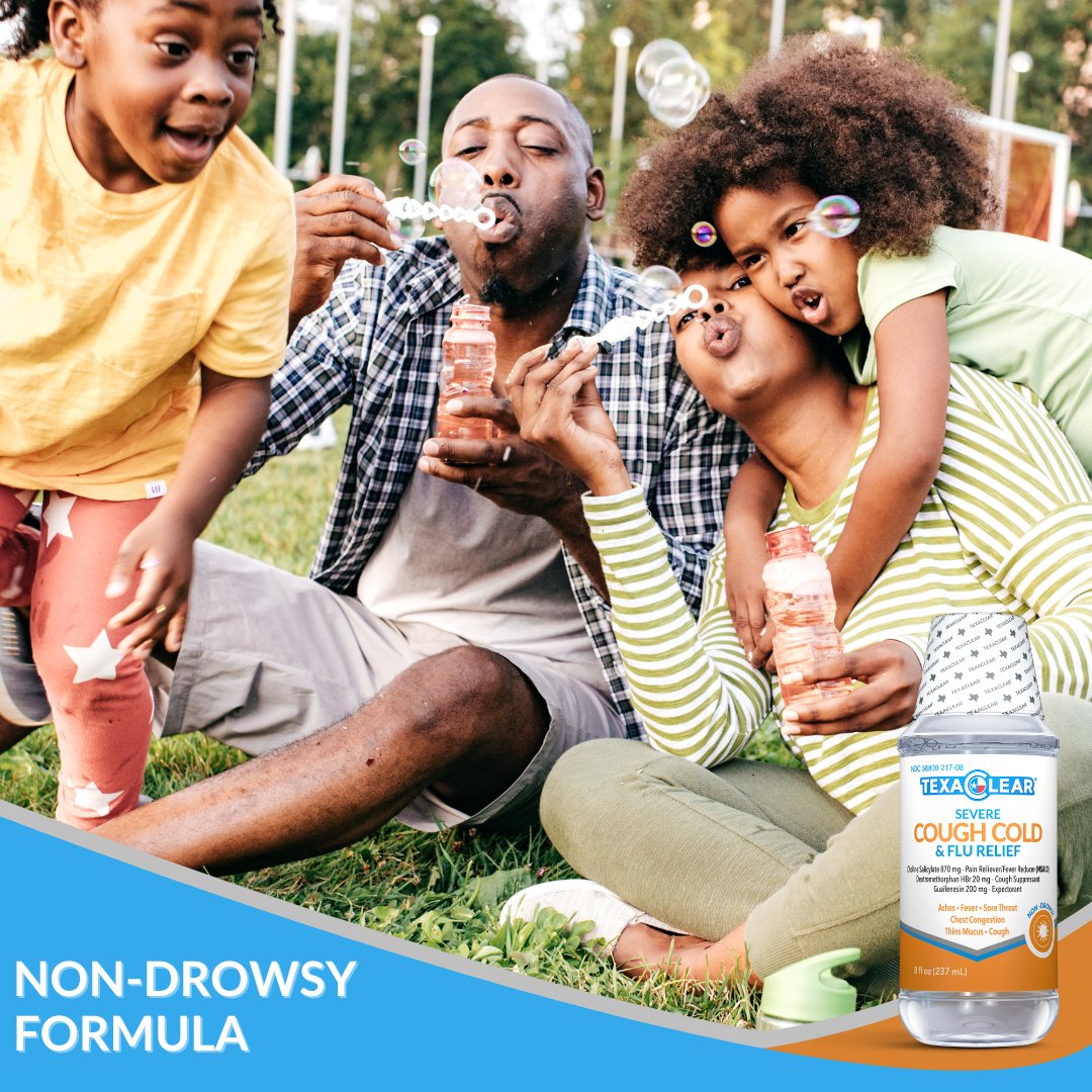 TexaClear Severe Cough Cold & Flu Relief