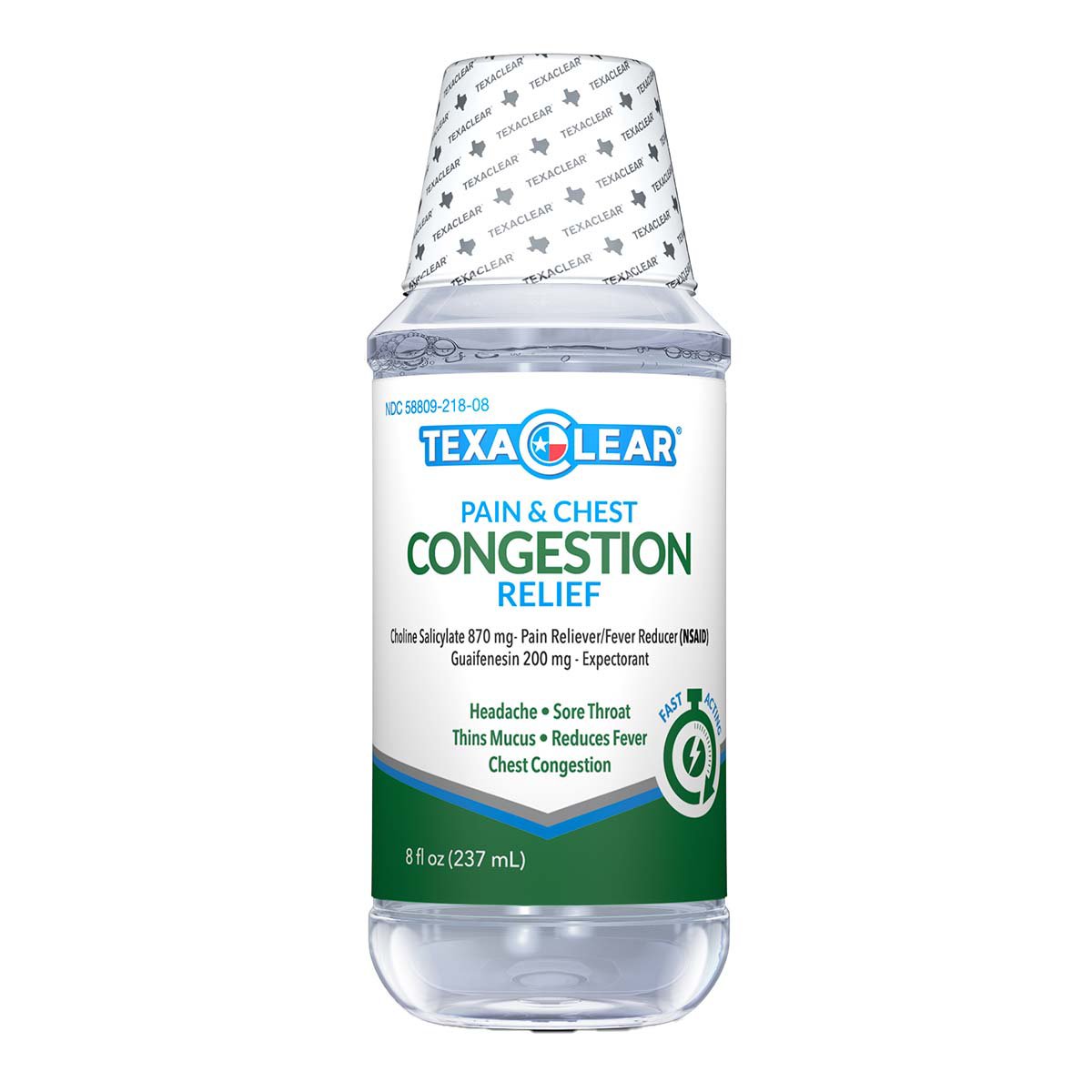 TexaClear Pain & Chest Congestion Relief