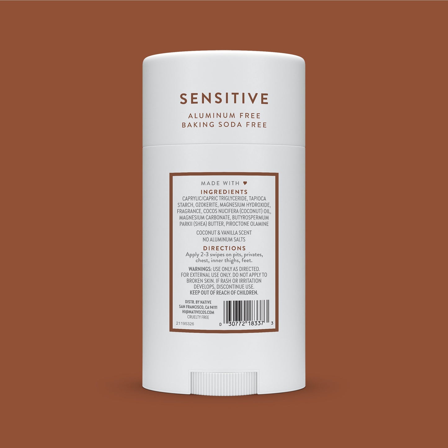 Native Sensitive Deodorant - Coconut & Vanilla
