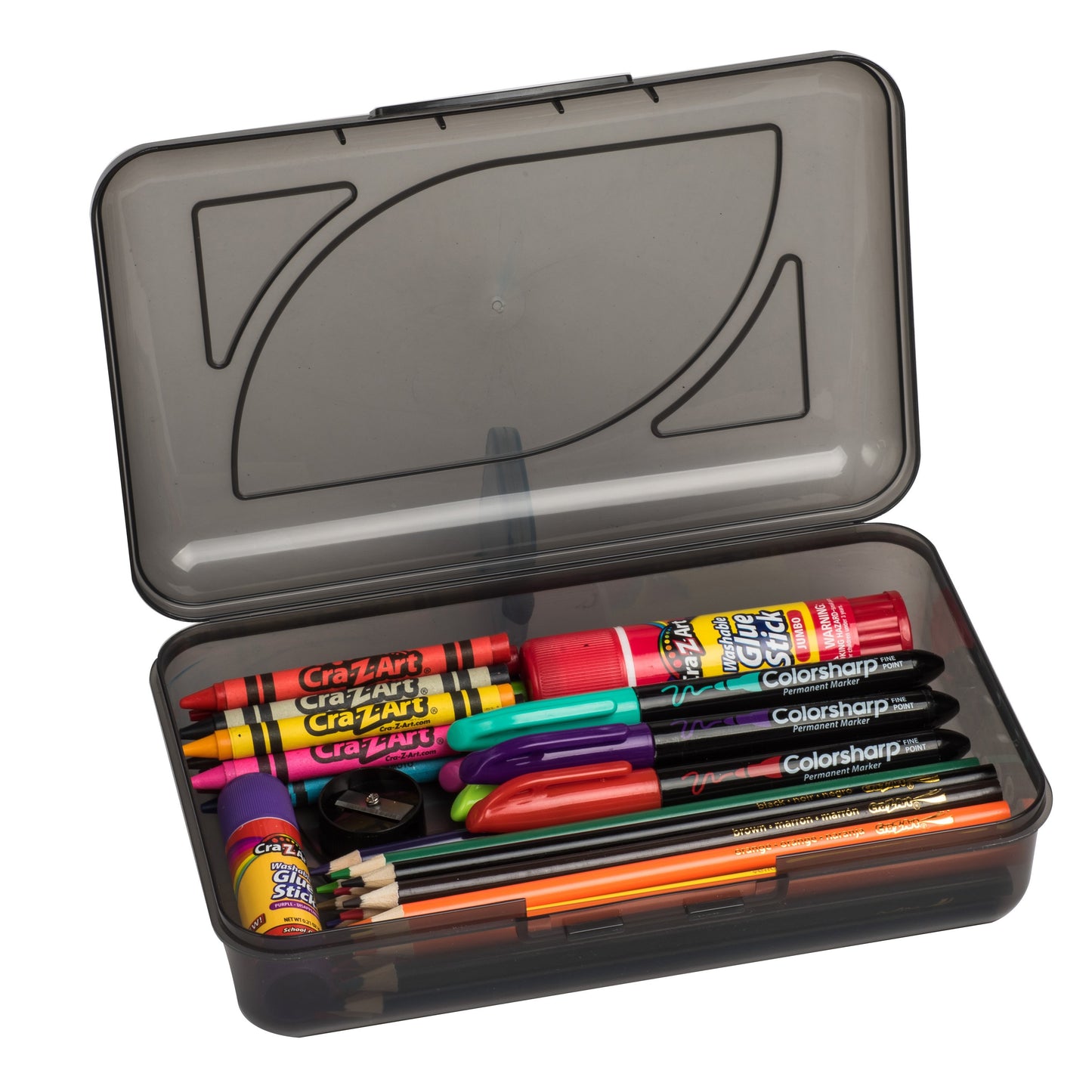 Cra-Z-Art Plastic Pencil Box - Black
