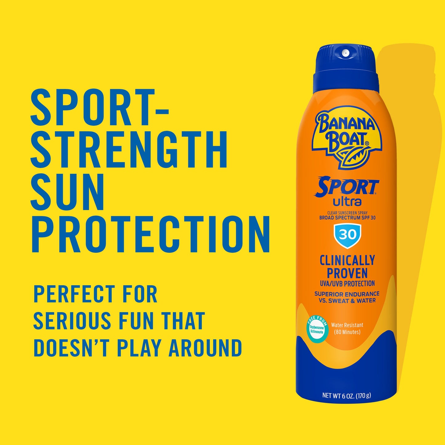 Banana Boat Travel Size Sport Ultra Broad Spectrum Clear Sunscreen Spray - SPF 30