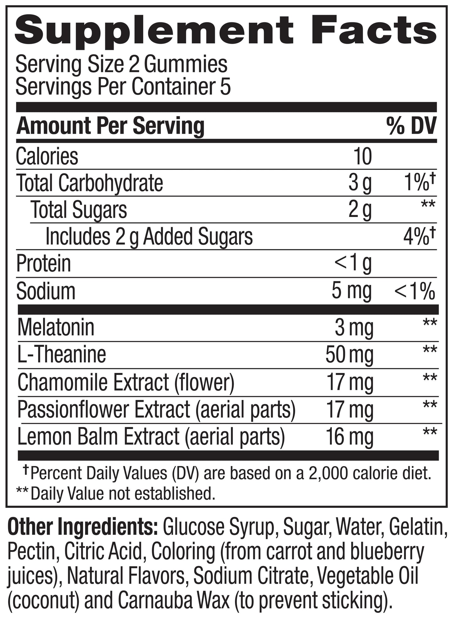 OLLY Sleep Gummy Supplement, 3mg Melatonin, L-Theanine, Chamomile, Blackberry Zen Flavor, 10 Ct
