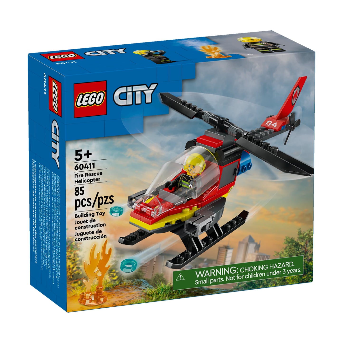 LEGO City Fire Rescue Helicopter Set