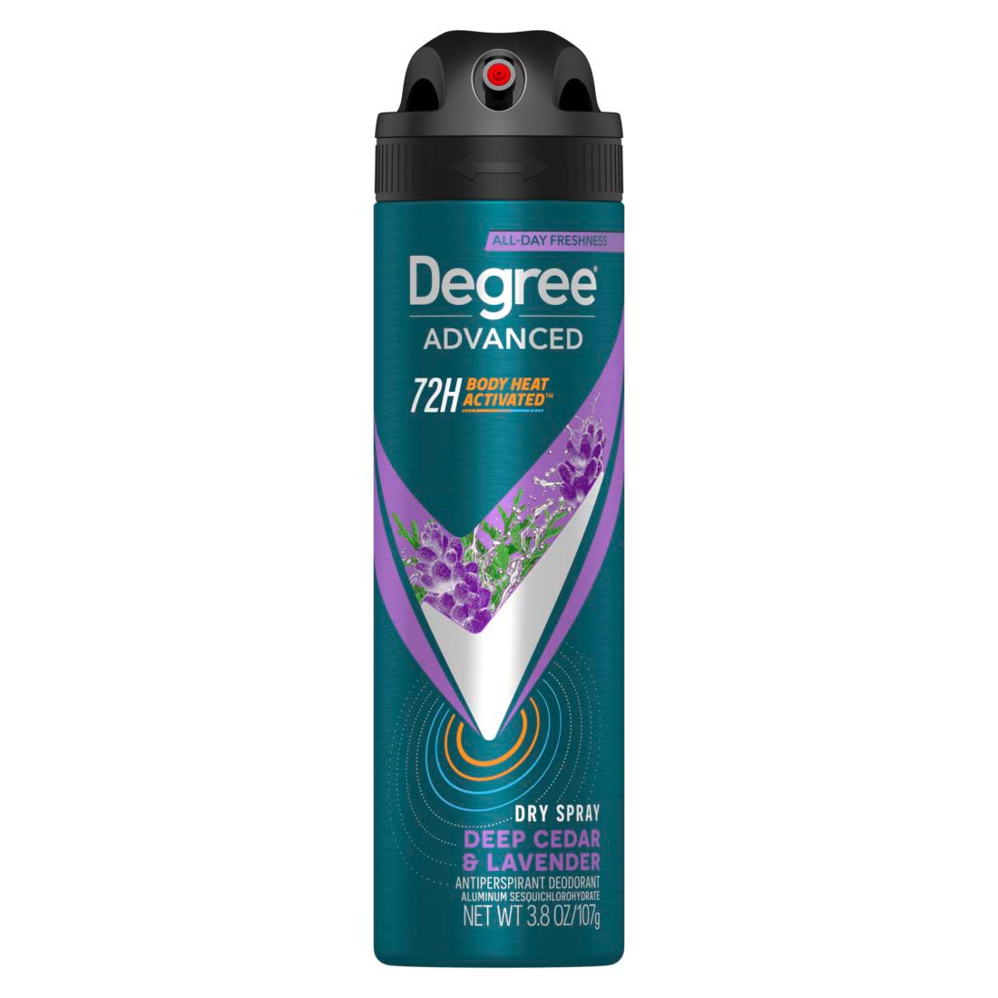 Degree Men 72 Hr Antiperspirant Deodorant Dry Spray - Deep Cedar & Lavender