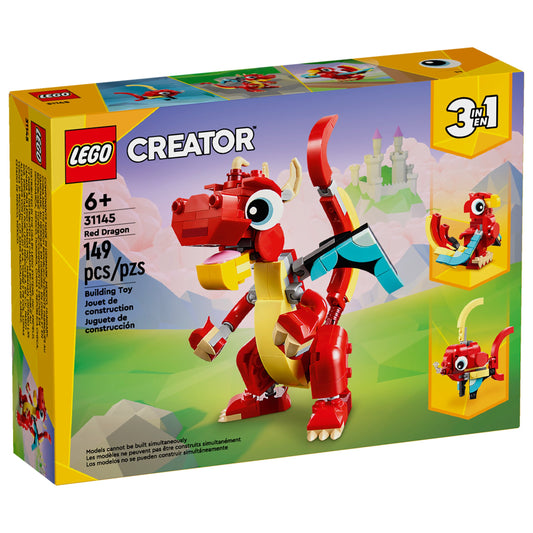 LEGO Creator 3-in-1 Red Dragon Set