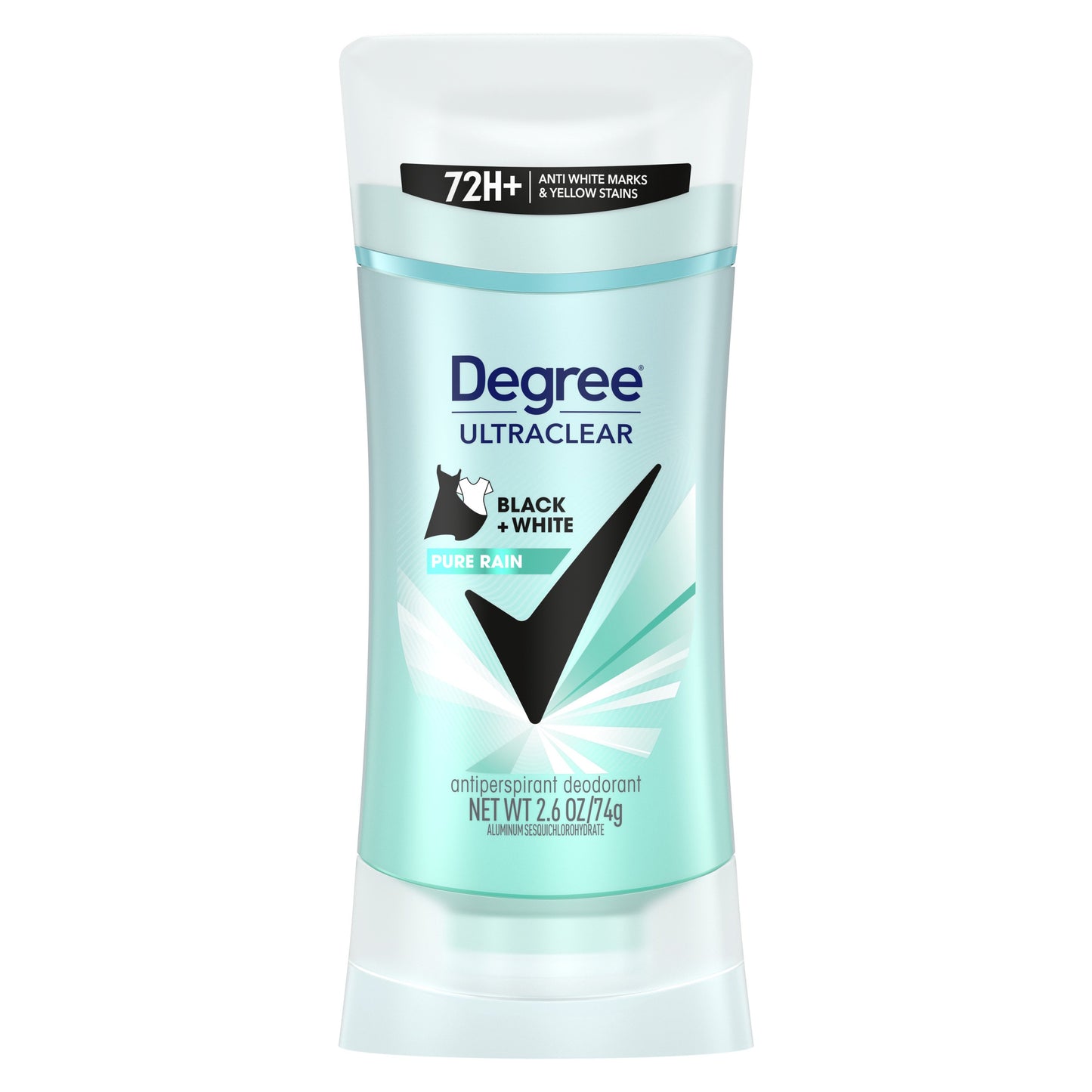 Degree UltraClear Antiperspirant Deodorant - Pure Rain, 2.6 oz